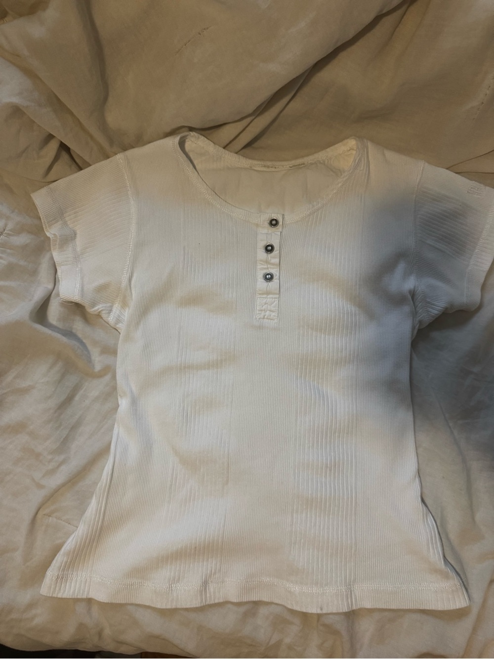 Vintage Arizona ribbed Henley top